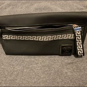 Authentic Black Versace hand Bag